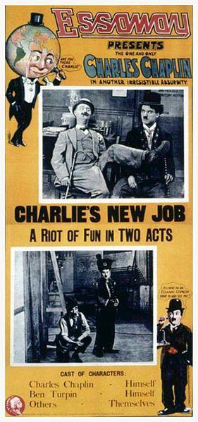 Poster for His New Job
